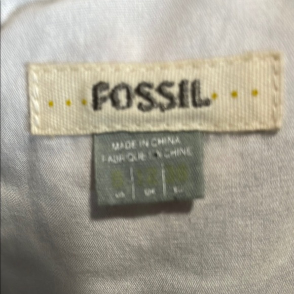 Vintage Fossil Blue and Pink Embellished Mini Skirt - Picture 2 of 5